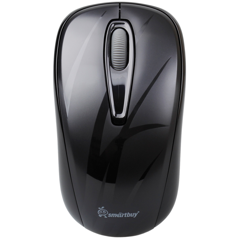 Мышь беспроводная Smartbuy 310AG, черный, 2btn+Roll