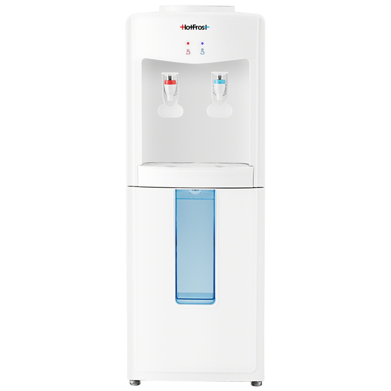 Кулер для воды напольный HotFrost V118E, нагрев/охлаждение электрон., отсек для стаканчиков, белый