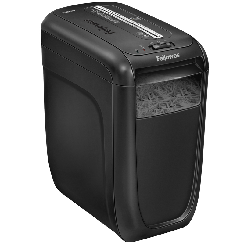 УЦЕНКА-Уничтожитель документов Fellowes 60Cs, 4 ур. секр. 4х40мм, 10лист, 22л, скрепки, скобы, карты