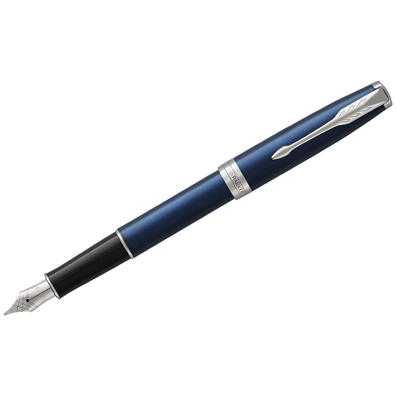 Ручка перьевая Parker "Sonnet Subtle Blue CT", черная, 0,8мм, подарочная упаковка