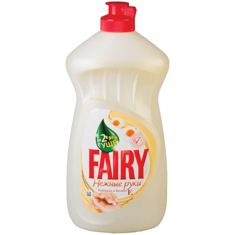 Средство для мытья посуды FAIRY, 500мл, Нежные руки Ромашка и витамин Е