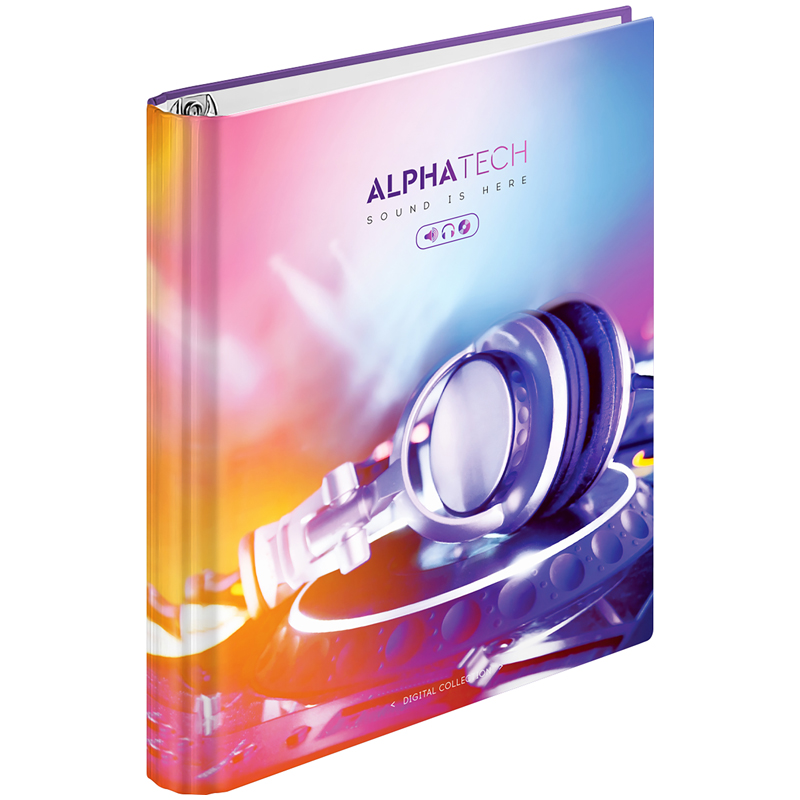 Тетрадь на кольцах А5, 120л., 7БЦ, ArtSpace "Увлечения. Neon. Alphatech", глянцевая ламинация