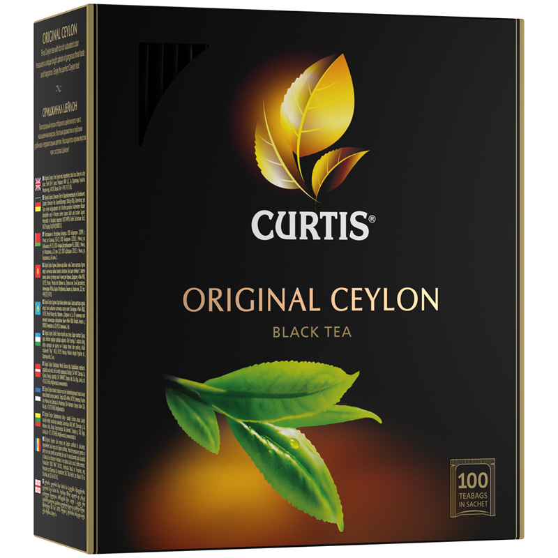 Чай Curtis "Original Ceylon Tea", черный, 100шт. по 2г сашет