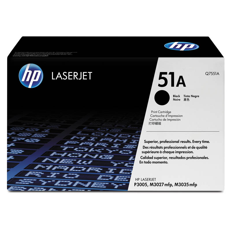 Картридж ориг. HP Q7551A (№51A) черный для LJ P3005/M3027mfp/M3035mfp (6500стр)