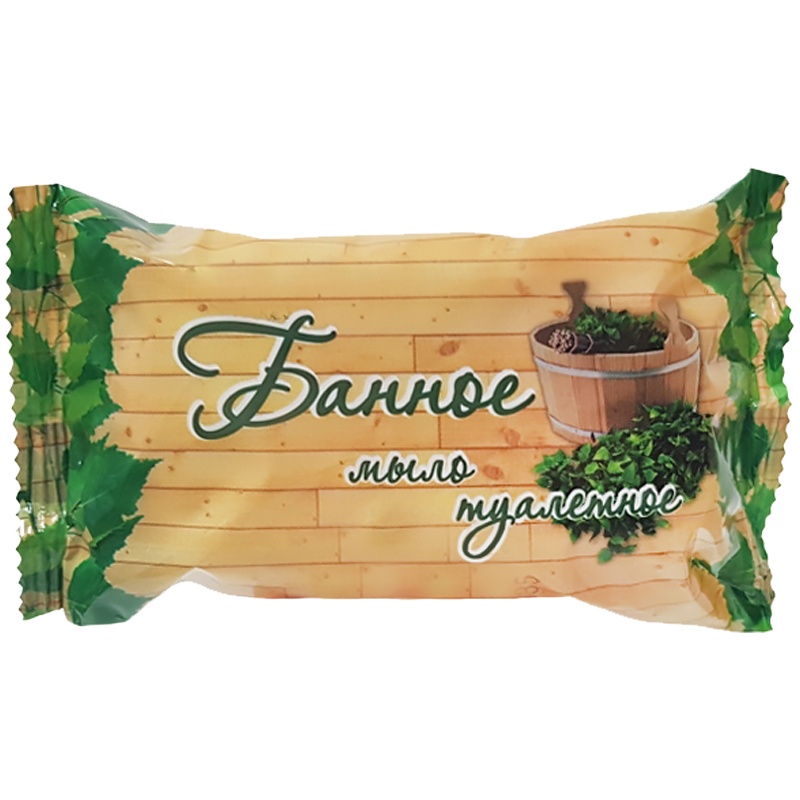 Мыло туалетное ММЗ "Банное. Premium", флоу-пак, 200г