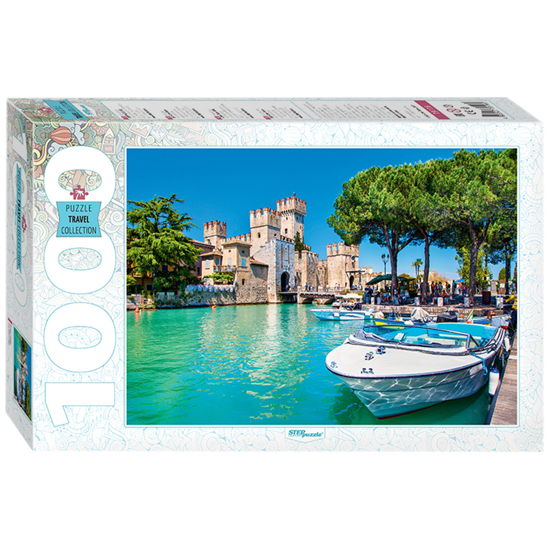 Пазл 1000 эл. Step Puzzle "Travel collection. Озеро Гарда"