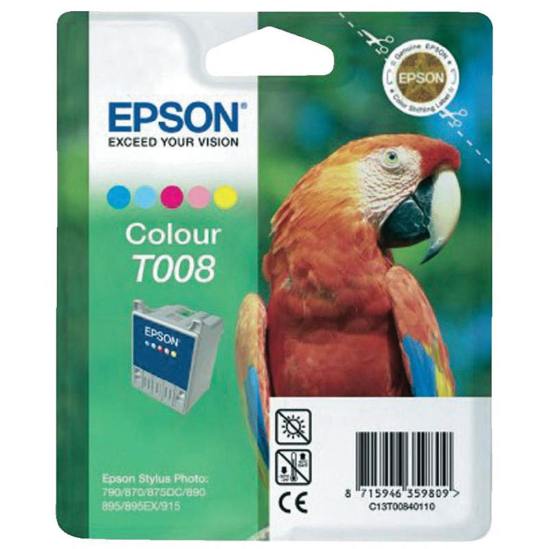 Картридж ориг. Epson T008 цветной для Stylus Photo 790/870/890/895/915 (46мл)