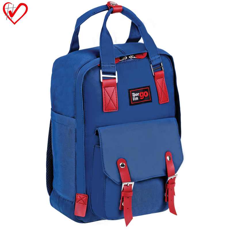 Рюкзак Berlingo Casual "Fashion Blue" 37*26*16см, 1 отделение, 3 кармана, уплотненная спинка