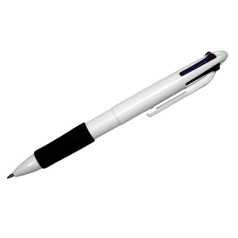 Ручка шариковая автоматическая Crown "CB-400NR" 4цв., 0,7мм, грип