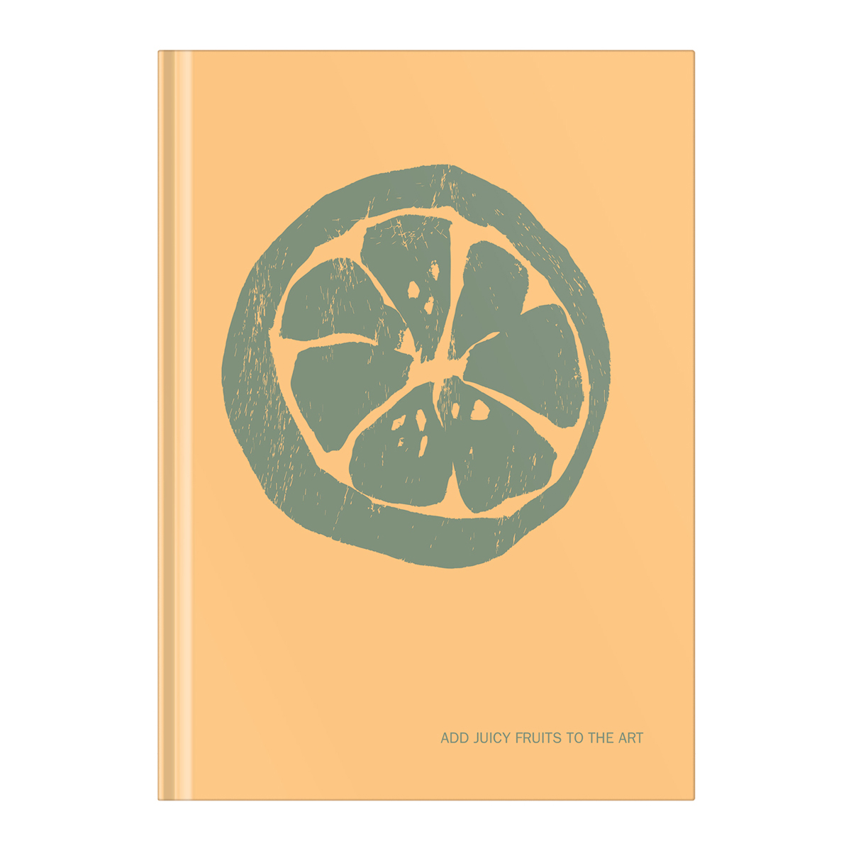 Записная книжка А5 64л. BG "Сочные фрукты", soft-touch ламинация, блок-еженедельник, блок 80 гр/м2