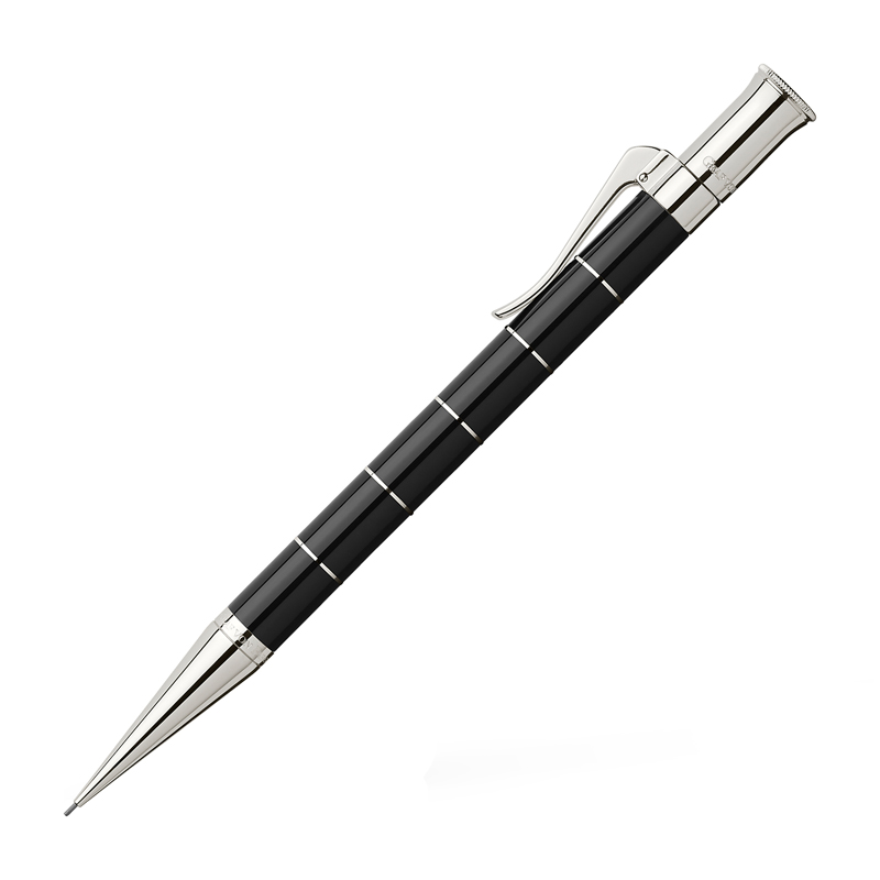 Карандаш механический Graf von Faber-Castell "Classic Anello Black", 0,7мм, подар. уп.
