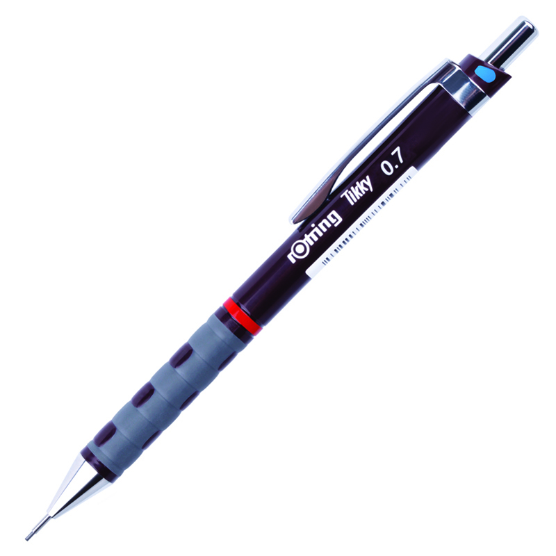 Карандаш механический Rotring "Tikky" 0,7мм, HB, темно-бордовый