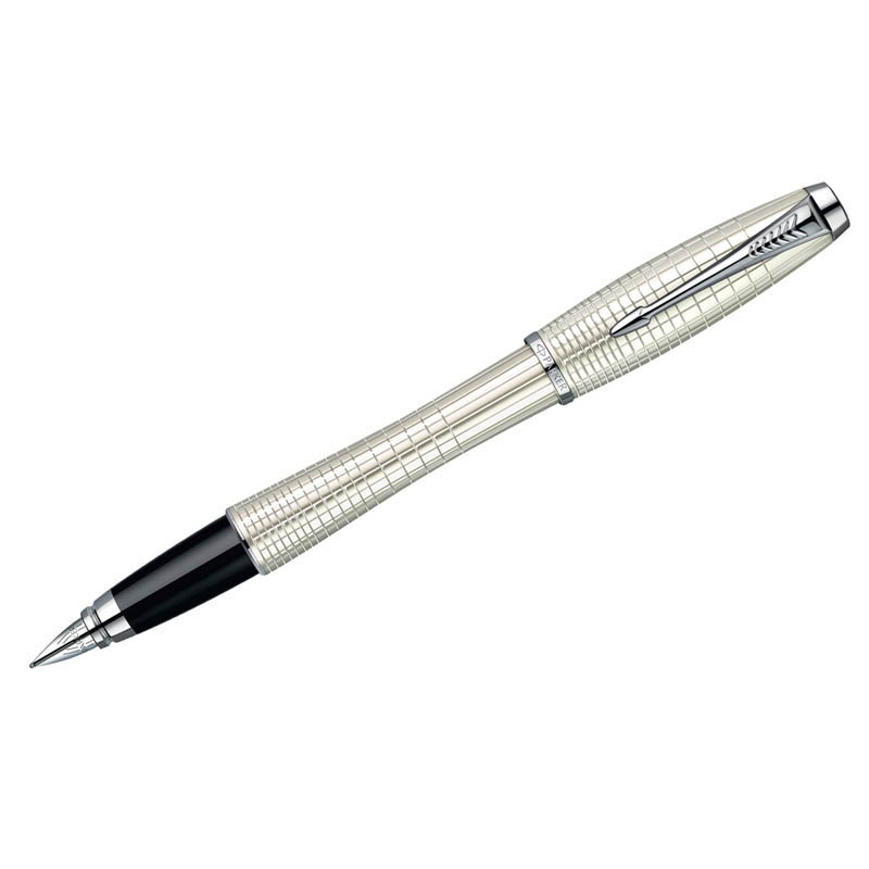 Ручка перьевая Parker "Urban Premium Pearl Metal Chiselled CT" 0,8мм, подар. уп.