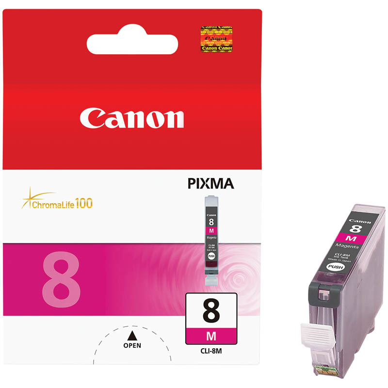 Картридж ориг. Canon CLI-8M пурпурный для Canon PIXMA iP3300/iP3500/iP4200/iP4300/iP4500 (490 стр.)