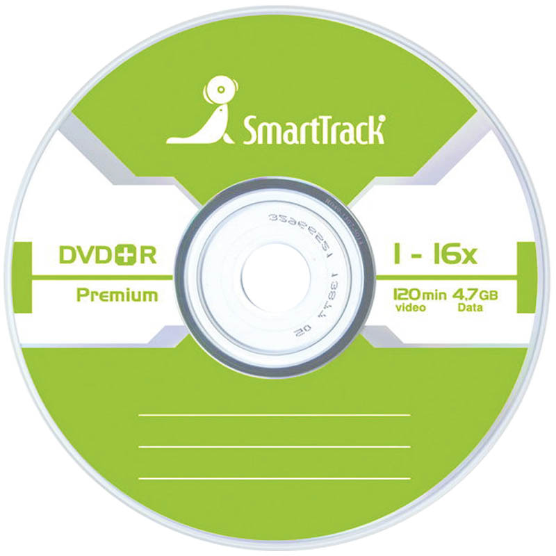 Диск DVD+R 4.7Gb Smart Track 16x Slim