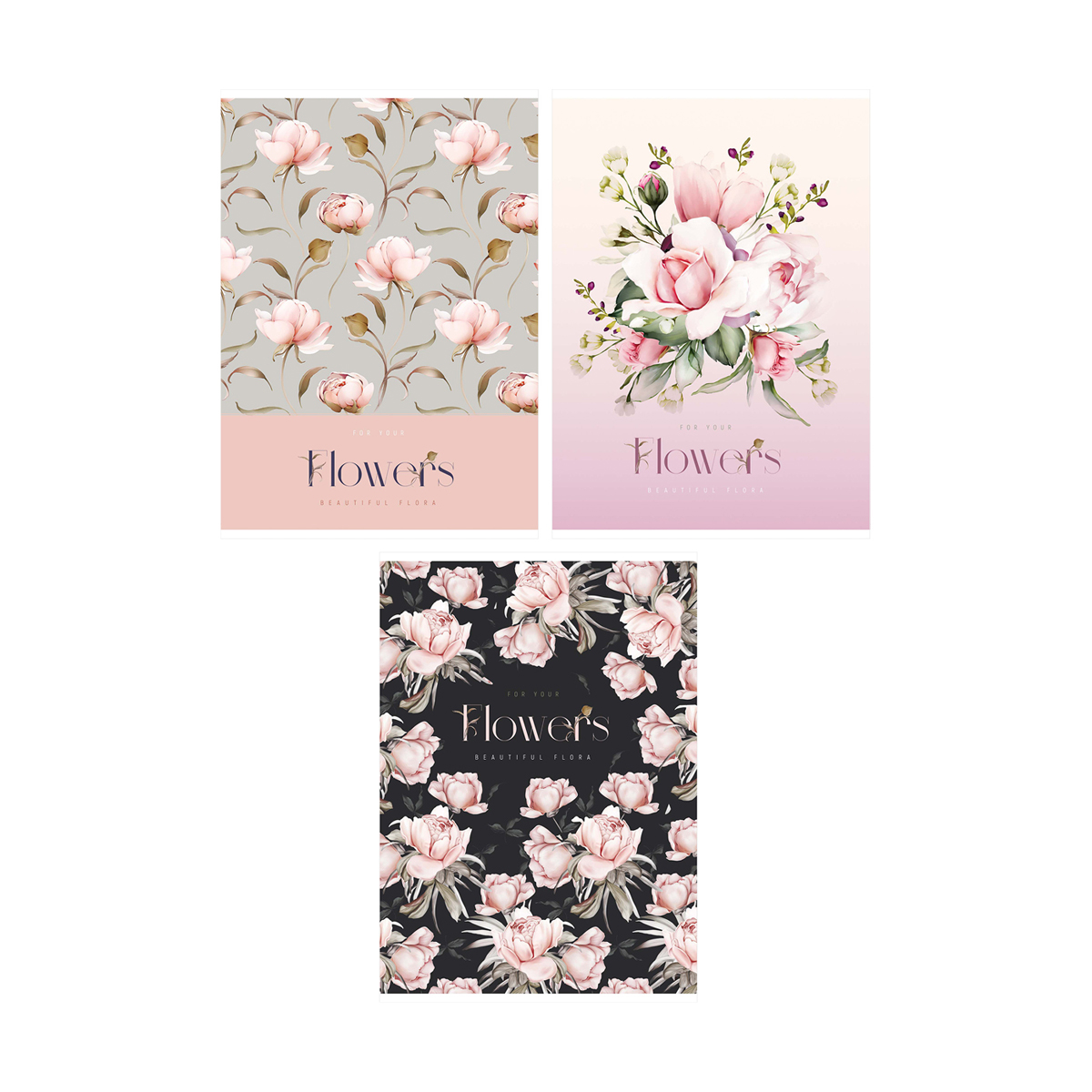 Тетрадь 48л., А4, клетка ArtSpace "Цветы. Beautiful flora"
