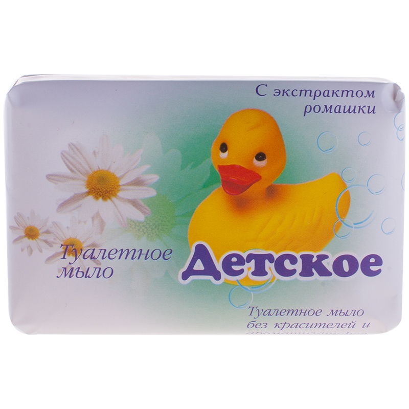 Мыло туалетное "Детское", бумажная обертка, 90г