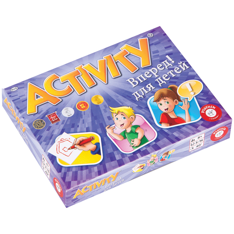 Игра настольная Piatnik "Activity. Вперед! для детей", картонная коробка