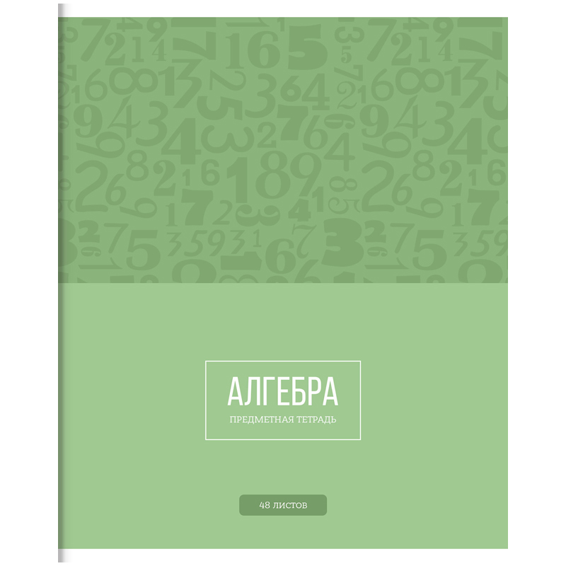 Тетрадь предметная 48л. ArtSpace "Простые решения" - Алгебра, ВД-лак