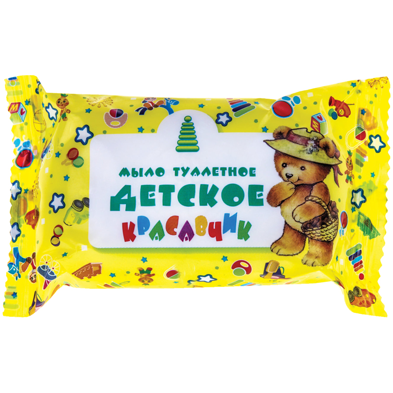 Мыло туалетное Меридиан "Красавчик", детское, 75г, флоу-пак