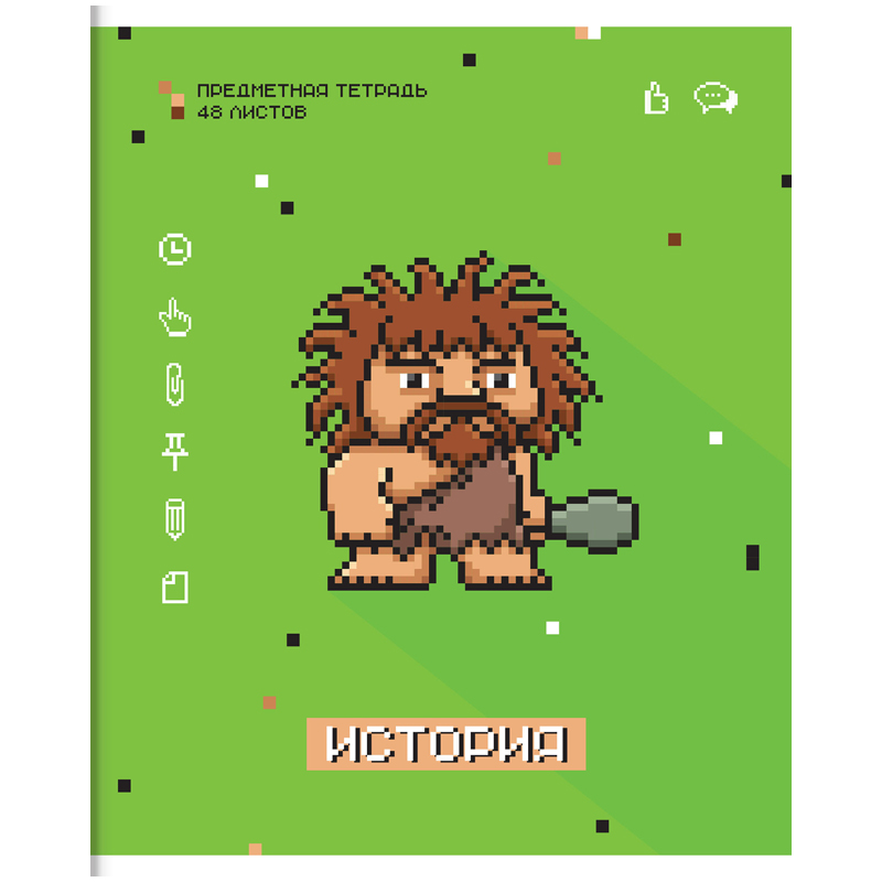 Тетрадь предметная 48л. ArtSpace "My game" - История, ВД-лак