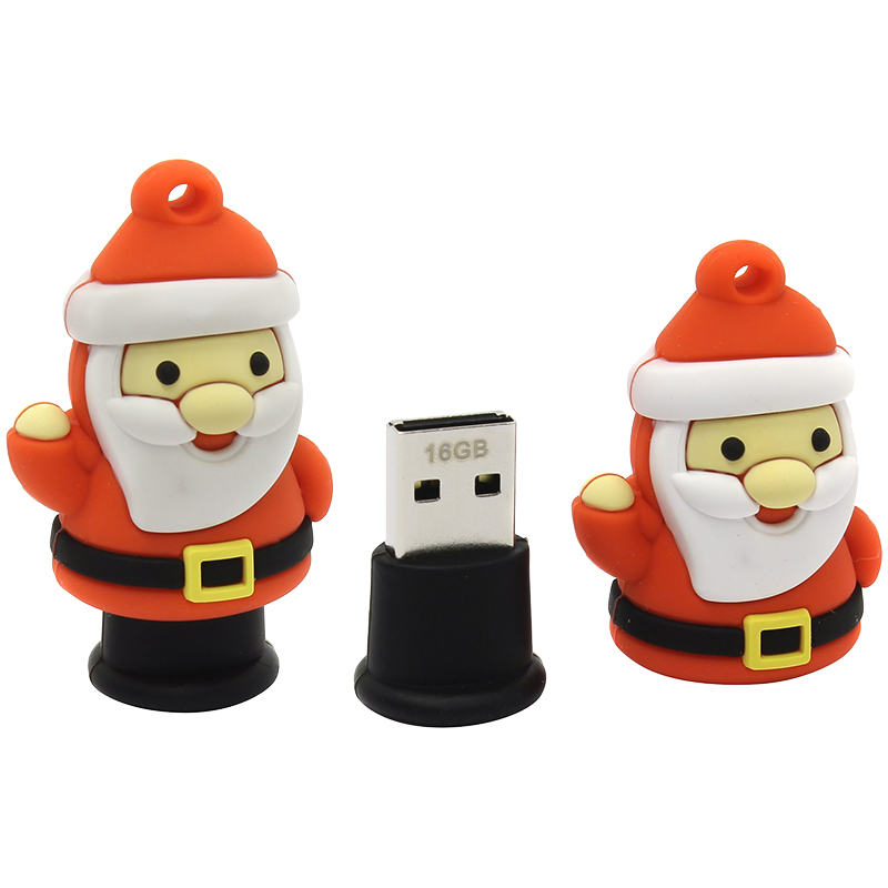 Память Smart Buy "Wild series" Санта 16GB, USB 2.0 Flash Drive, красный