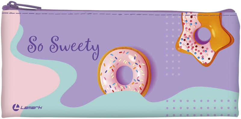 Косметичка Lamark So Sweety/Так мило, 1 отделение, на молнии, 19,5х7,5 см