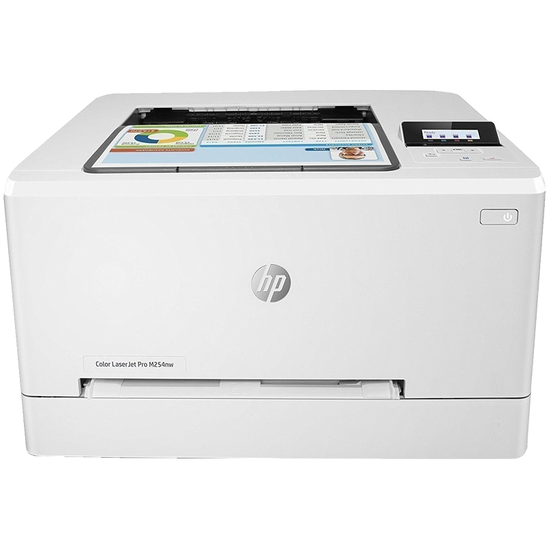Принтер лазерный цветной HP Color LJ Pro M254nw (A4, 21/21ppm, 256Mb, 4цв., USB/LAN)