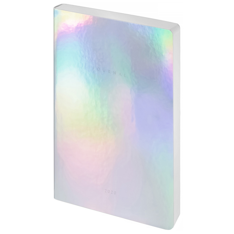Ежедневник датир. 2020г., A5, 176л., кожзам, Greenwich Line "Galaxy. Pearl mirror", тон. блок