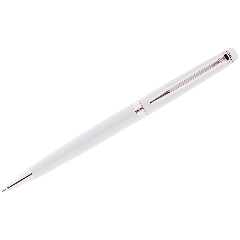 Ручка шариковая Waterman "Hemisphere White CТ" синяя, 1,0мм, поворот., подар. уп.