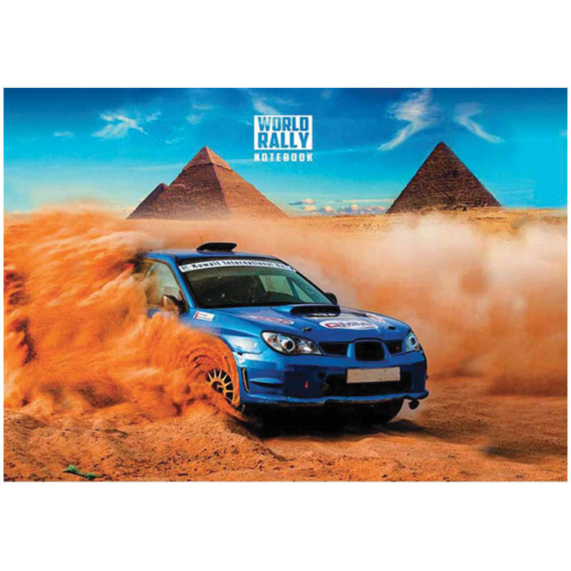 Альбом для рисования 32л., А4, на скрепке ArtSpace "Авто. World rally", блок 100г/м2
