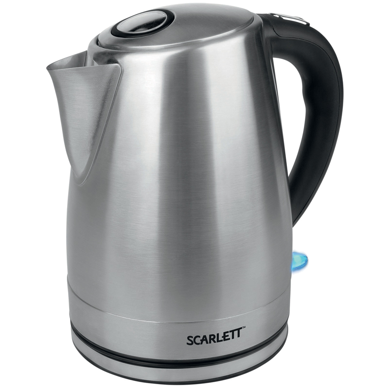 Чайник электрический Scarlett SC-EK21S15, 1,7л, 2200Вт, нержавеющая сталь
