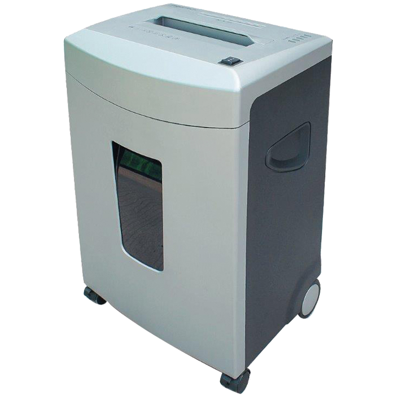 Уничтожитель документов Office Kit S220, 4 ур.секр. 2х9мм, 32л, скрепки, скобы, CD, карты