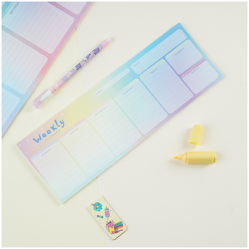 Планер на неделю MESHU 297*105мм, "Candy color", на склейке