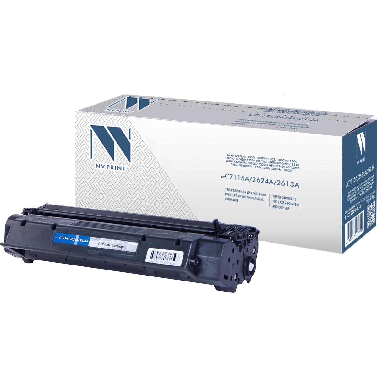 Картридж совм. NV Print C7115A/Q2624A/Q2613A черный для HP LJ 1000/1200/1150 (2500стр.) (ПОД ЗАКАЗ)