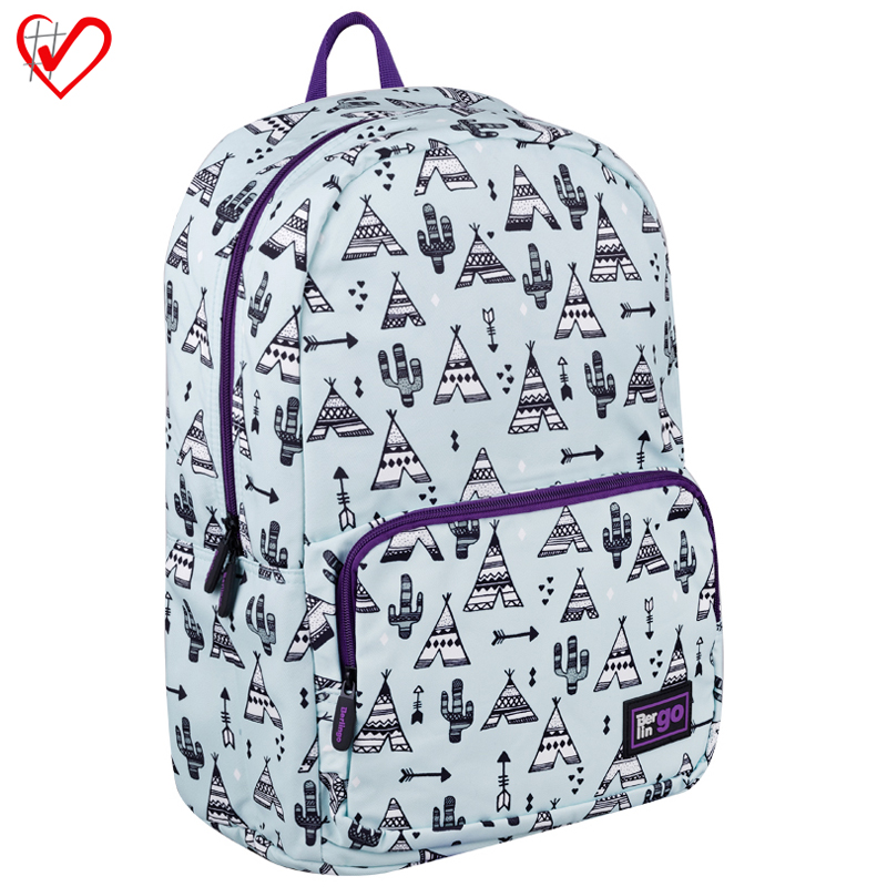 Рюкзак Berlingo Casual "Ethnic" 42*29*14см, 1 отделение, 2 кармана, уплотненная спинка