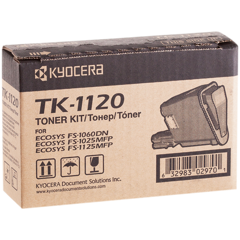 УЦЕНКА - Тонер-картридж ориг. Kyocera TK-1120 черный для FS-1060DN/1025MFP/1125MFP (3K)