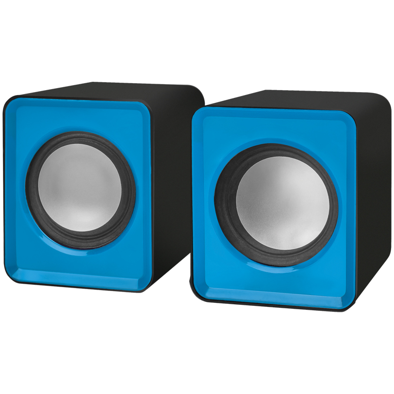 Колонки Defender SPK 22, 2*2,5W, питание от USB, синий