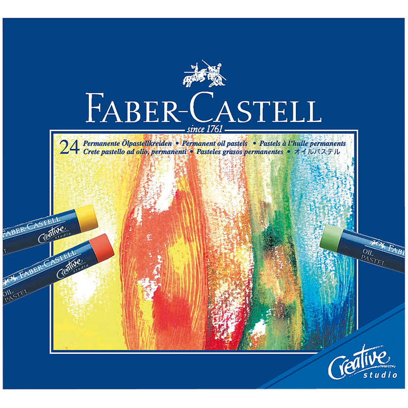 Набор пастели масл. Goldfaber Studio 24цв. в к/к