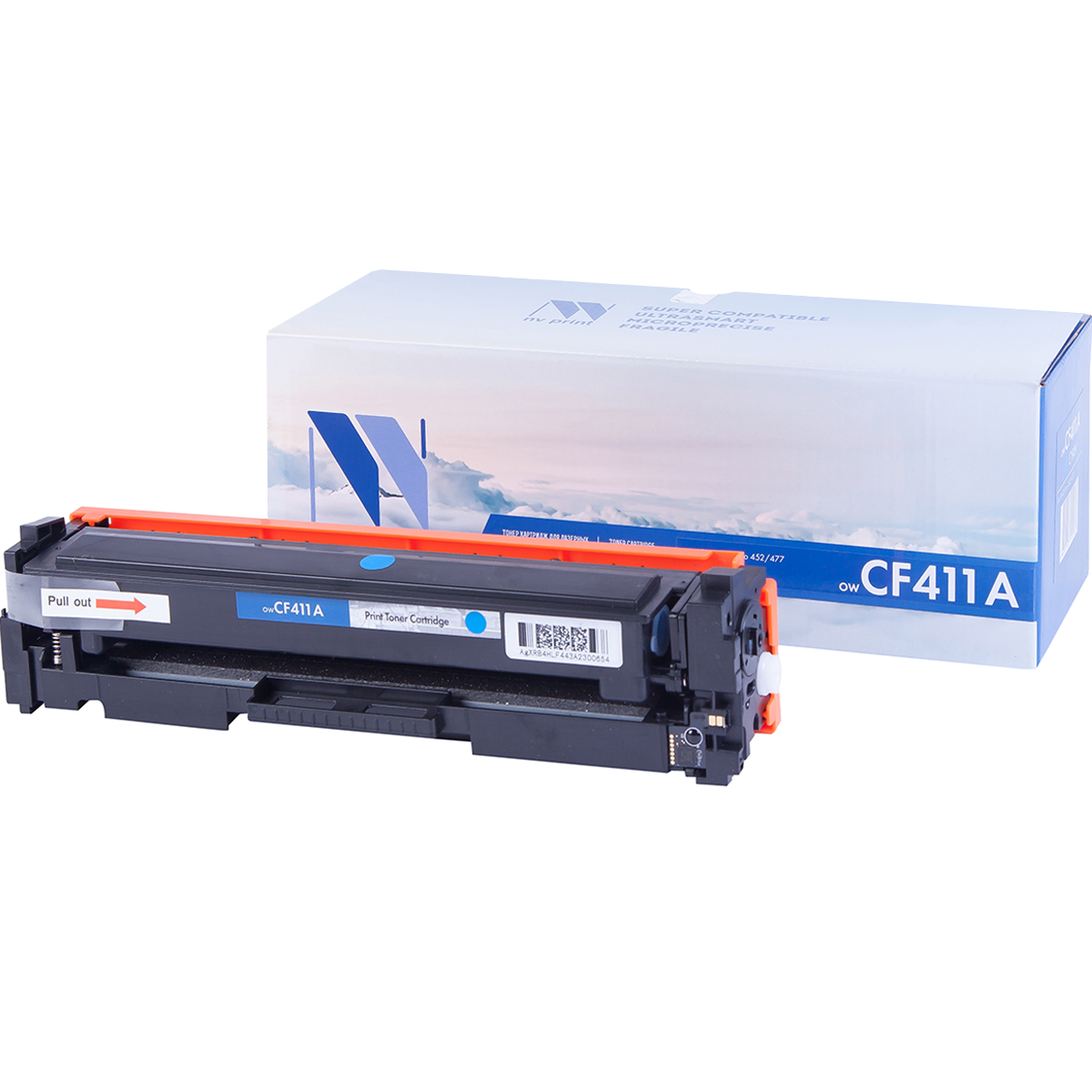 Картридж совм. NV Print CF411A голубой для HP LJ Pro M377dw/M452nw/M452dn/M477fdn/M477fd (2300стр.) (ПОД ЗАКАЗ)