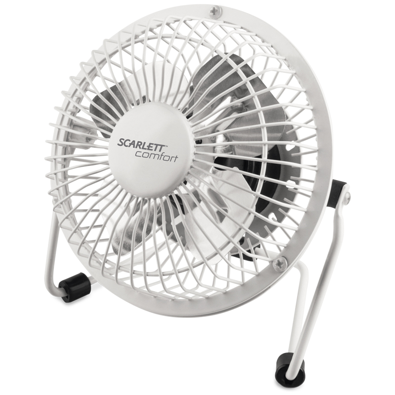 Вентилятор настольный Scarlett SC-DF111S04, серебро