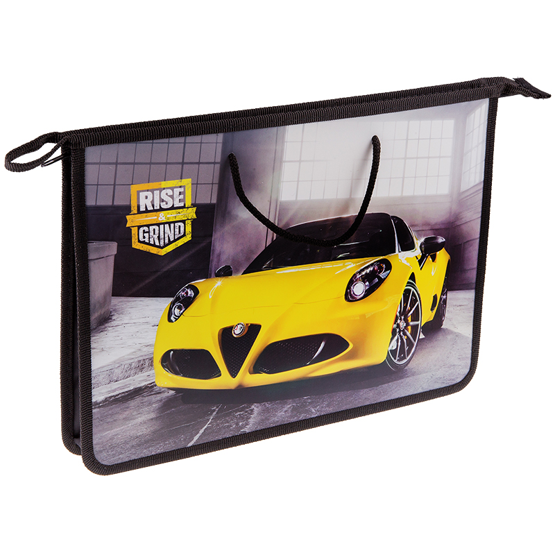 Папка с ручками А4 ArtSpace "Авто. Supercar", печать на пластике