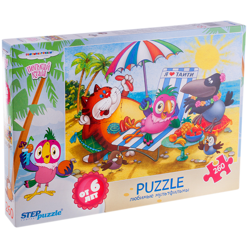 Пазл  260 эл. Step Puzzle "Союзмультфильм. Попугай Кеша", картонная коробка