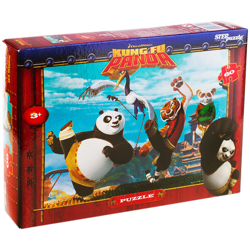 Пазл   60 эл. Step Puzzle "Kung Fu Panda", картонная коробка