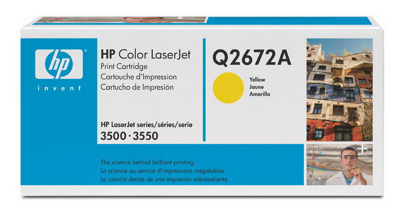 Картридж ориг. HP Q2672A желтый для Color LJ 3500/3550 (4K)