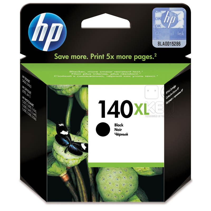Картридж ориг. HP CB336HE (№140XL) черный для DJ D4263/4360/4363/PhotoSmart C4283/4343 (1000стр.)