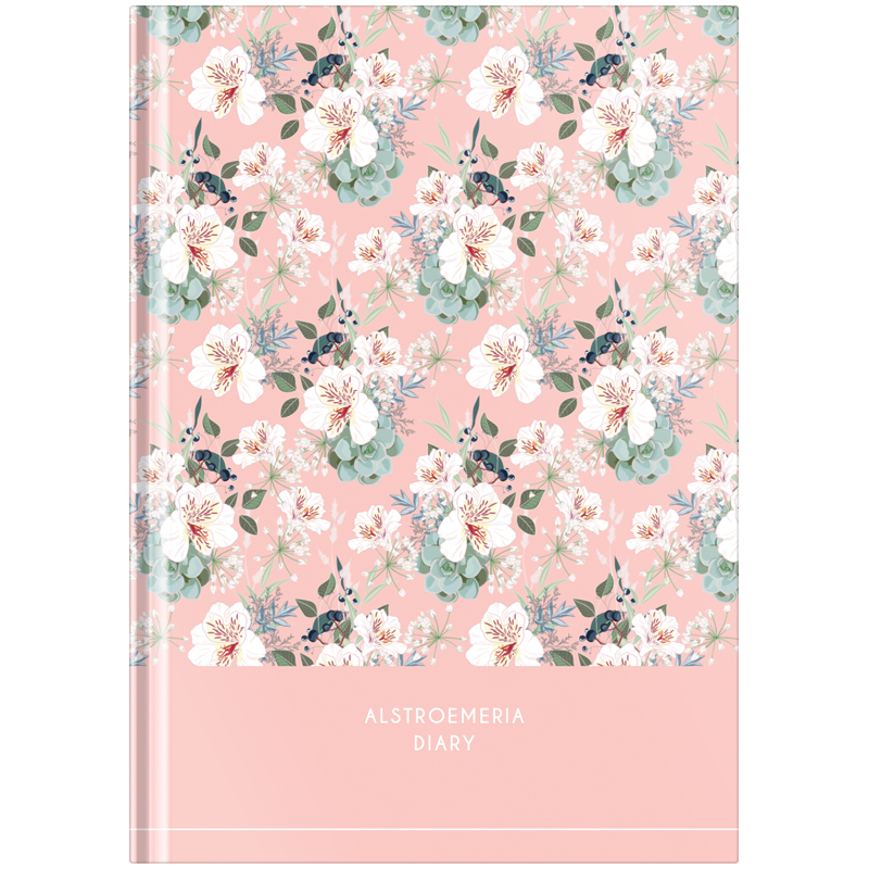 Ежедневник недатир. B6, 160л., 7БЦ OfficeSpace "Flower art", глянцевая ламинация