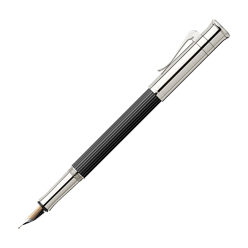 Ручка перьевая Graf von Faber-Castell "Classic Ebony Oblique Broad", подар. уп.