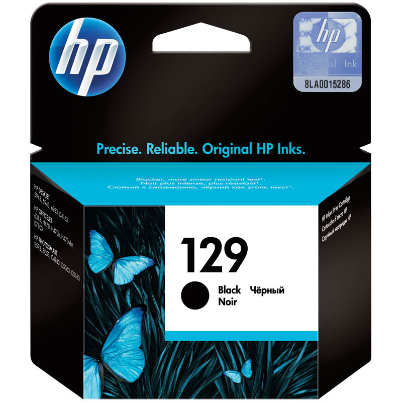 Картридж ориг. HP C9364HE (№129) черный для DJ 6940/6943/6980/6983/D4163 (400стр)