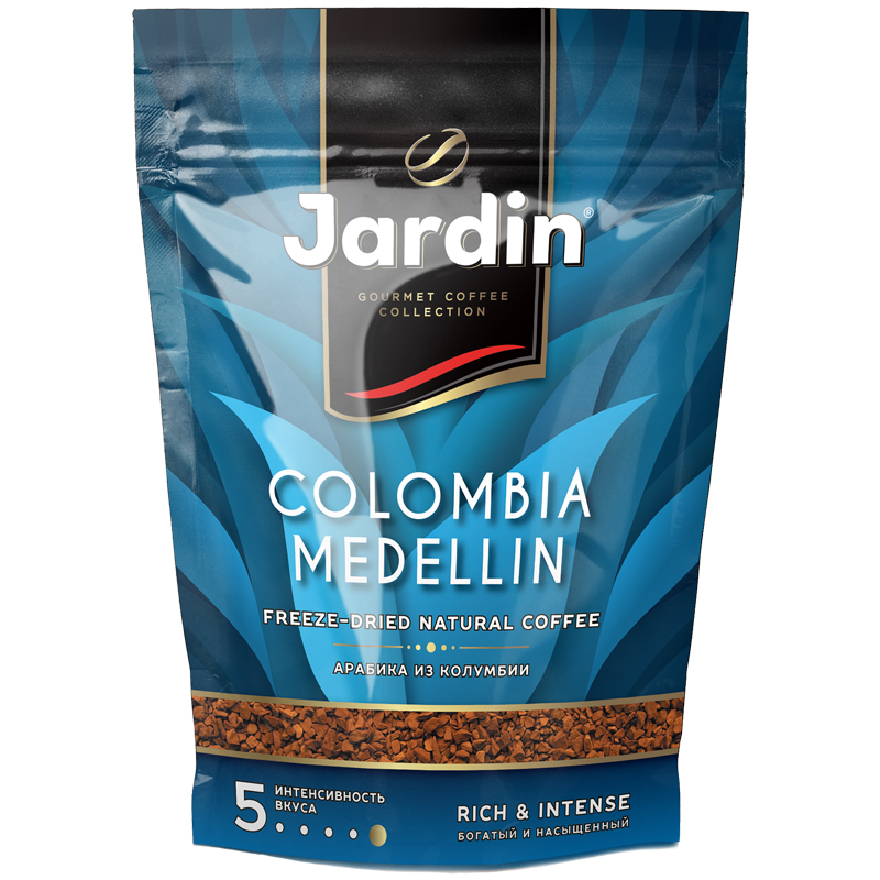 Кофе растворимый Jardin "Colombia Medellin", сублимированный, мягкая упаковка, 280г